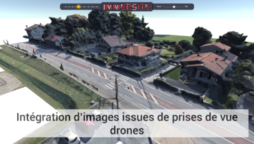 IMMERSITE - intégration d'images issues de prises de vue drones