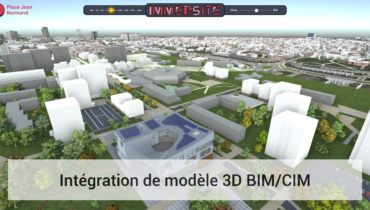 IMMERSITE - intégration de modèle 3D BIM/CIM